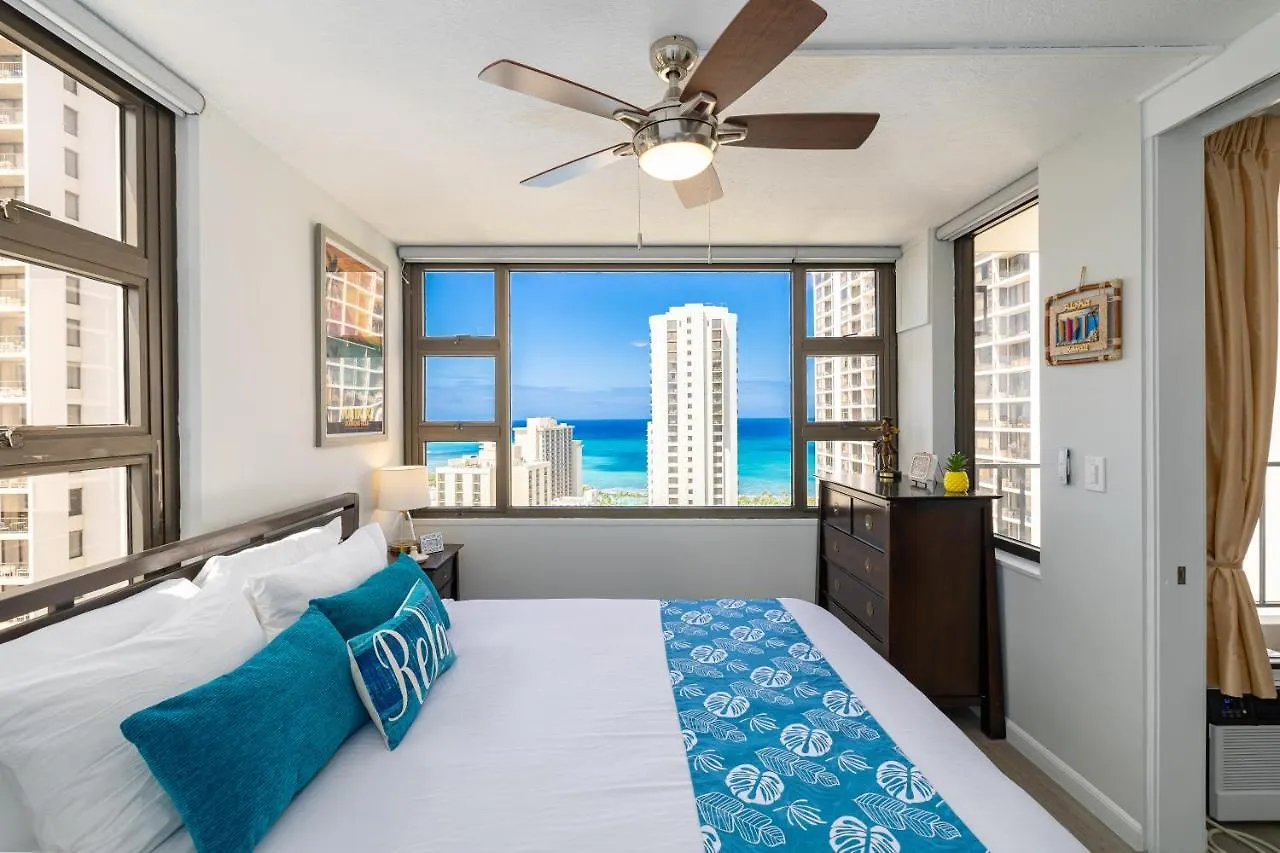 Apartment Waikiki Upscale 1 Bedroom - Ocean Views - Parking Honolulu