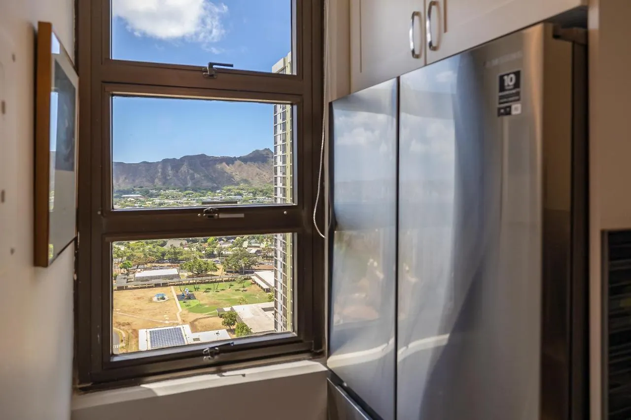 Apartment Waikiki Upscale 1 Bedroom - Ocean Views - Parking Honolulu